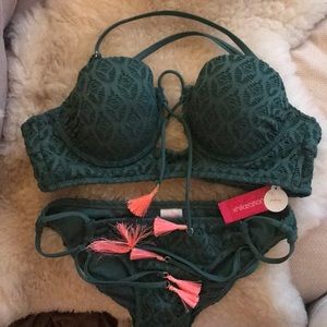 Army green bikini never worn